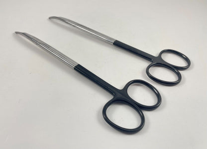 LOT OF 2 Pilling 463913 Ultimate Cut Metzenbaum Scissors, Curved, 7"