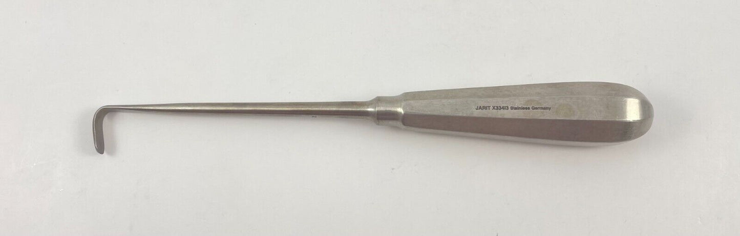 Jarit X33413 Blair Cleft Palate Elevator, Semi-Sharp, Right Angled, 7-3/4"