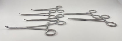 Lot Of 6 Locking Forceps, 5-5 1/2" + 30 DAY WARRANTY!