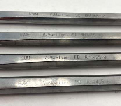 SET OF 4 V. Mueller Osteotome: RH1465-6, RH1465-8, RH1465-10, RH1465-12