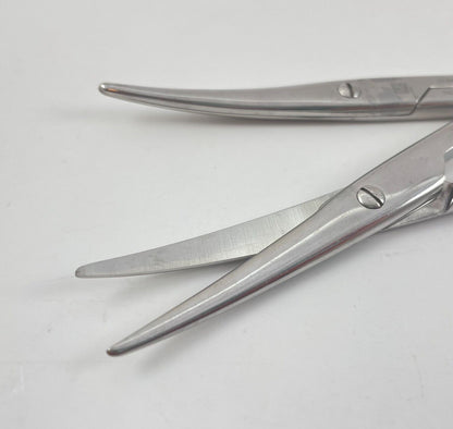 LOT OF 2 Pilling 464615 Mayo Dissecting Scissors, Curved, 6.5" + 30 DAY WARRANTY