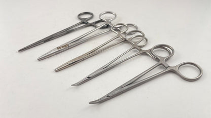 LOT OF 5 Forceps: V. Mueller SU2720 & SIMILAR Unmarked (4) + 30 DAY WARRANTY!