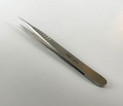 ASSI JF-3 Micro Forceps, Straight, 0.3mm Tip, 4.25"