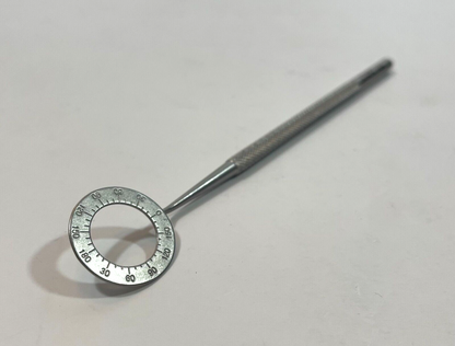 Storz E2421 Mendez Degree Gauge, Ophthalmic, Calibrated every 10° from 0°-180°