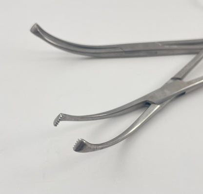 LOT OF 2 V. Mueller MO 1410 White-Lillie Seizing Tonsil Forceps, 7 1/2"