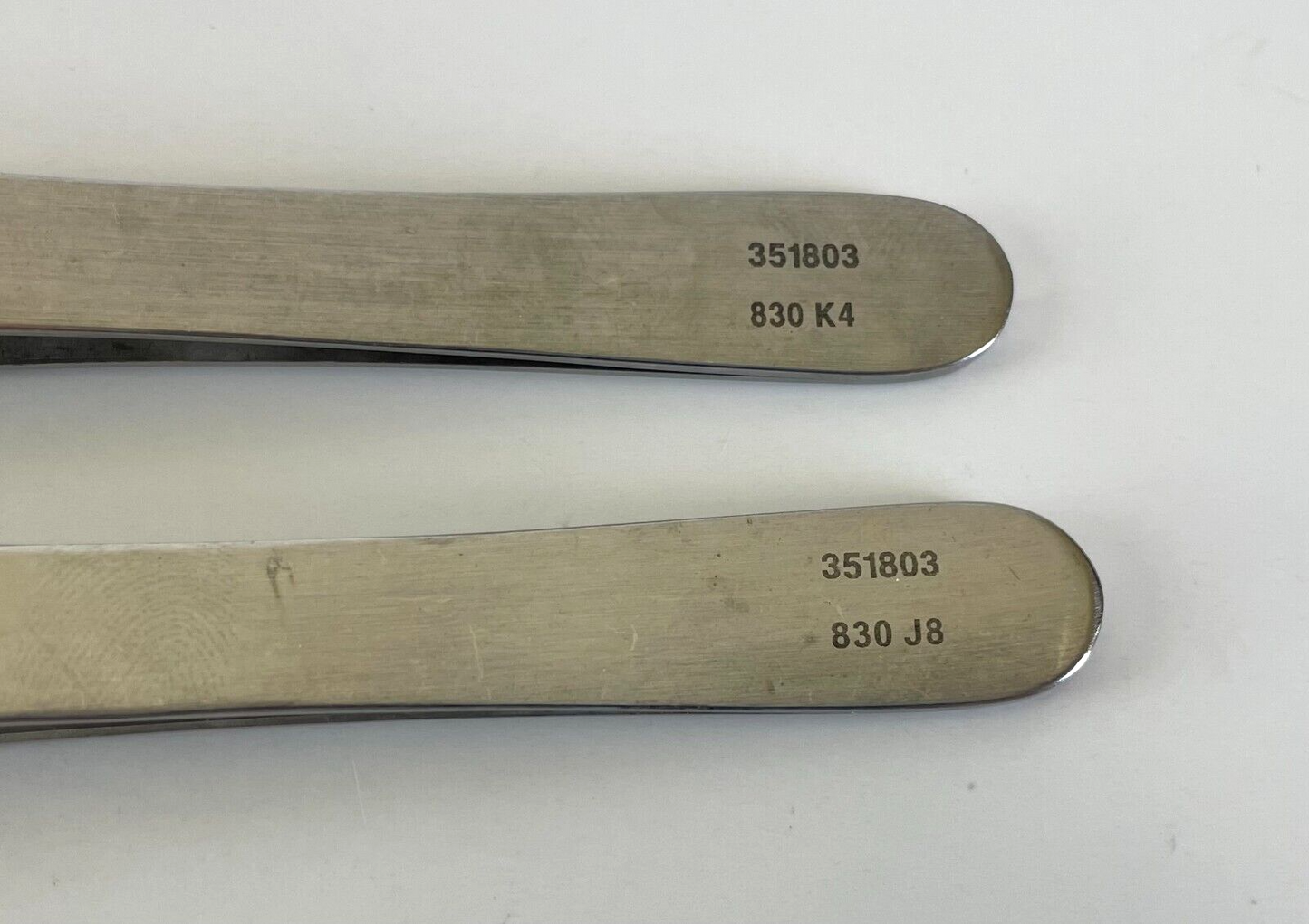 LOT OF 2 Pilling 351803 DeBakey Tissue Forceps