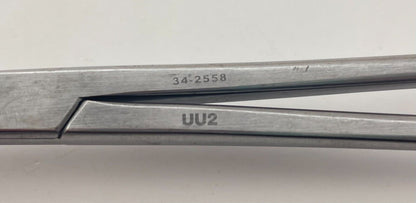 Pilling 34-2558 Kantrowitz Right Angle Dissecting Forceps, Serrated, 9 1/2"