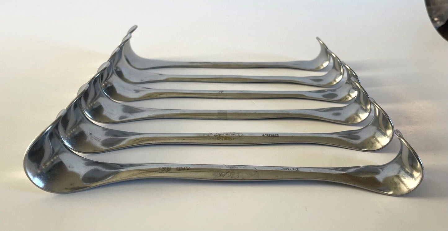 LOT of 6 Goelet Hand-Held Surgical Retractor: Lawton (5) & Sklar