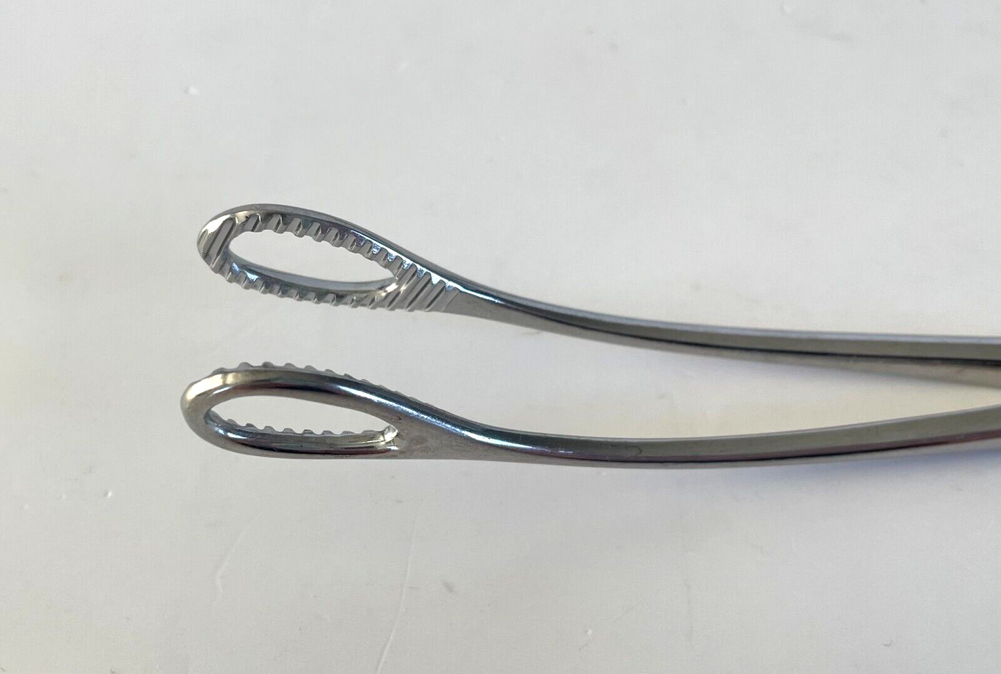 LOT OF 4 Foerster Sponge Holding Forceps: Jarit 115-117, Aesculap BF121 & BF123