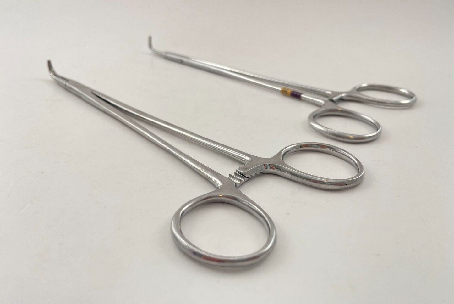 LOT OF 2 Angled Forceps: Scanlan 5005-64 & Sklar + 30 DAY WARRANTY!