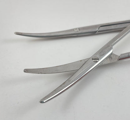 LOT OF 2 Scanlan 7007-84 Metzenbaum Scissors, Curved, 7" + 30 DAY WARRANTY!