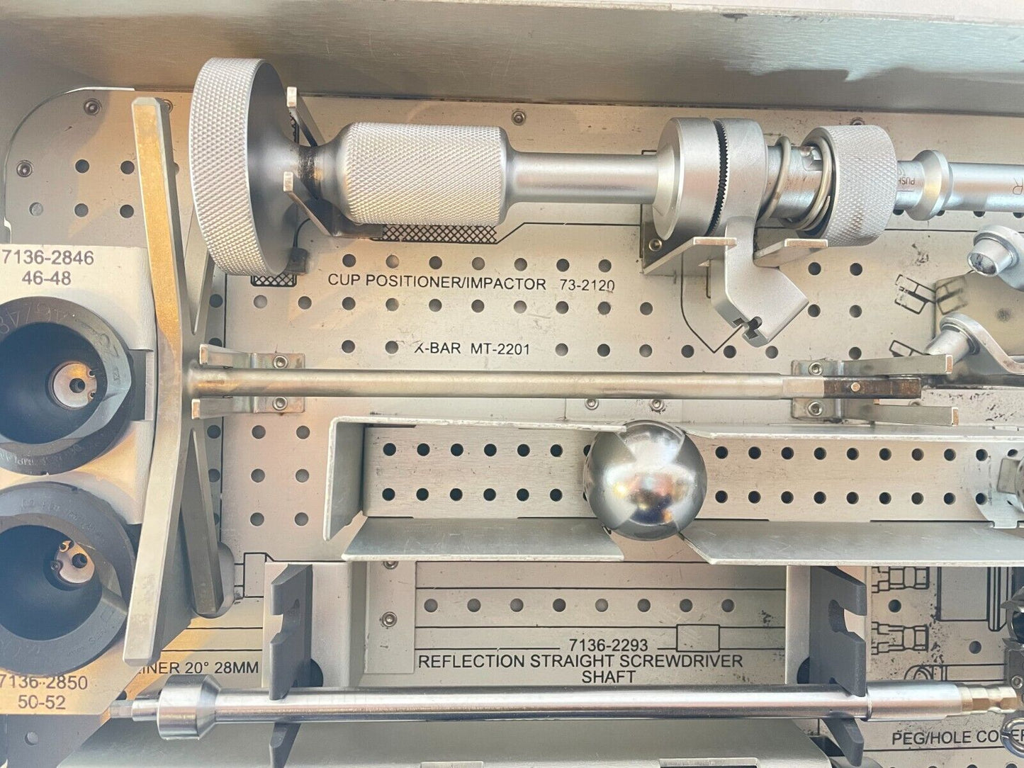 Smith & Nephew Reflection Main Instrument Tray 7136-2280 + 30 DAY WARRANTY!