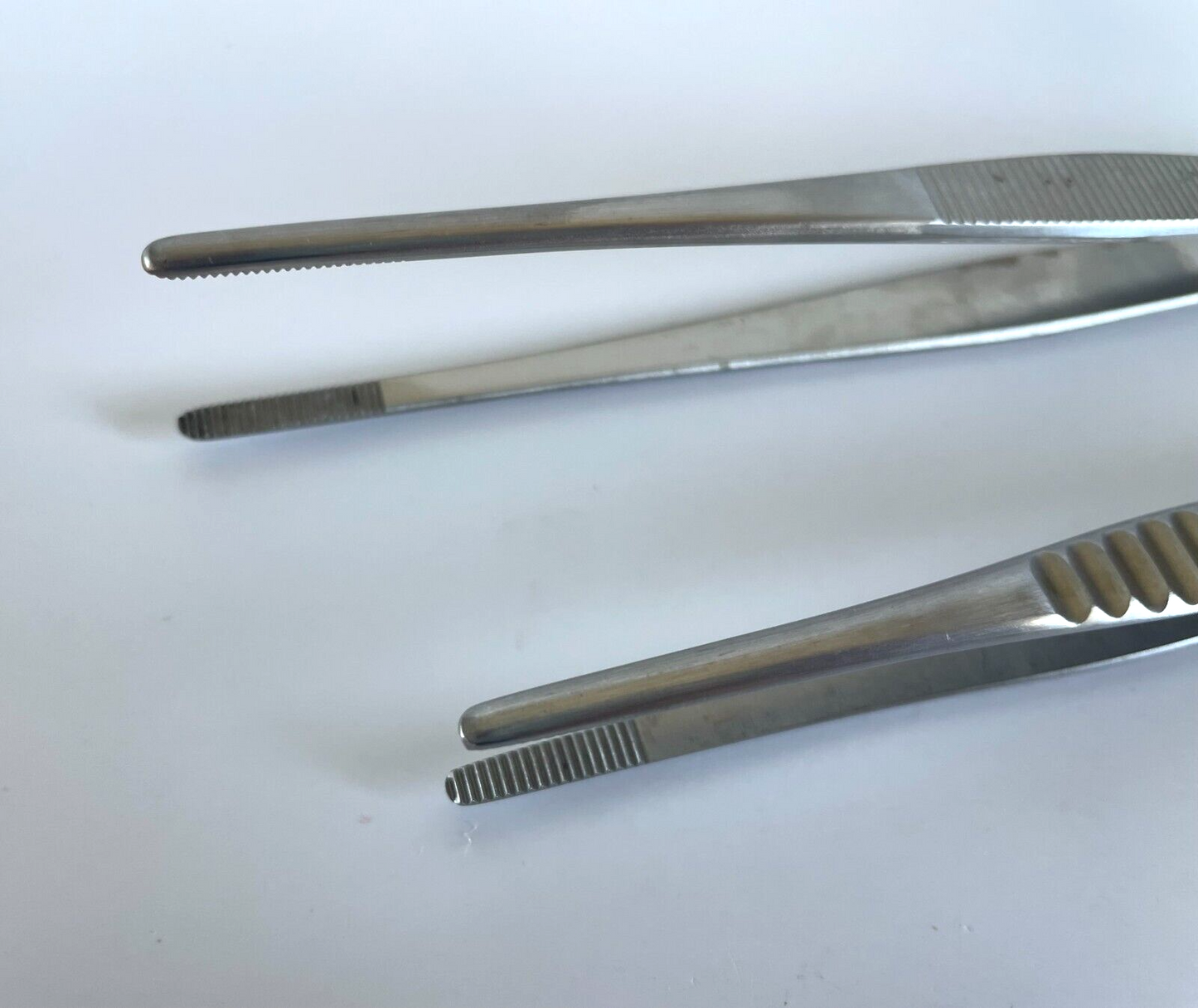 LOT of 2 Pilling Thumb Dressing Forceps, Serrated: 465120, 18-1106