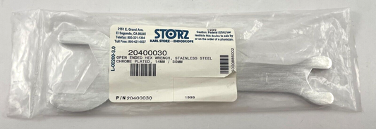 Karl Storz 20400030 Open Ended Hex Wrench, 14mm/30mm