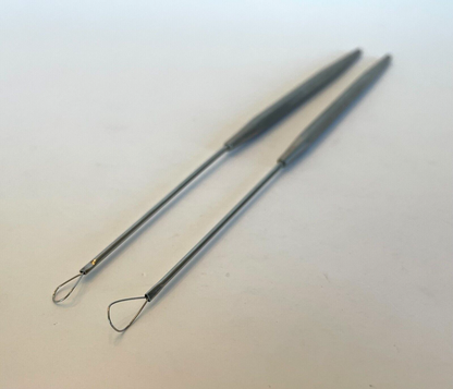 LOT OF 2 V. Mueller AU-5611 Billeau Loop 7" Ear Curette, V. Mueller AU-5612