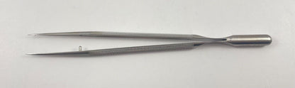 FRS-18 RM-8.1 Forceps, Straight, Plateau, SUPERFINE, 0.1mm Tip