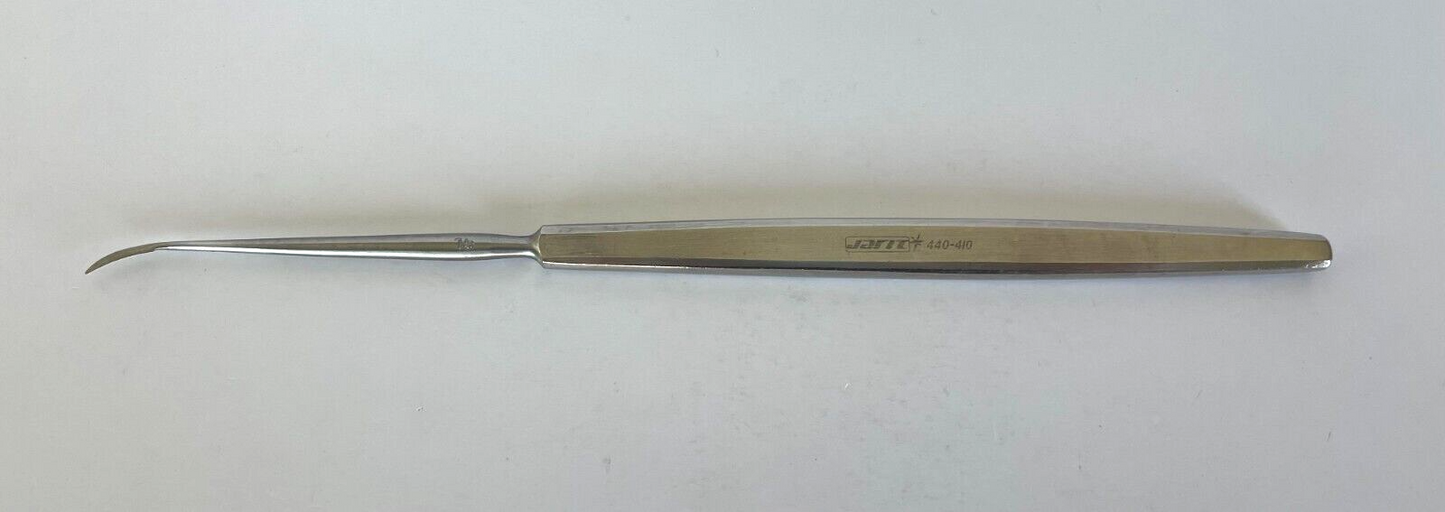 Jarit 440-410 Sinus Sickle Knife, Curved Sharp Pointed Tip 7-1/2"