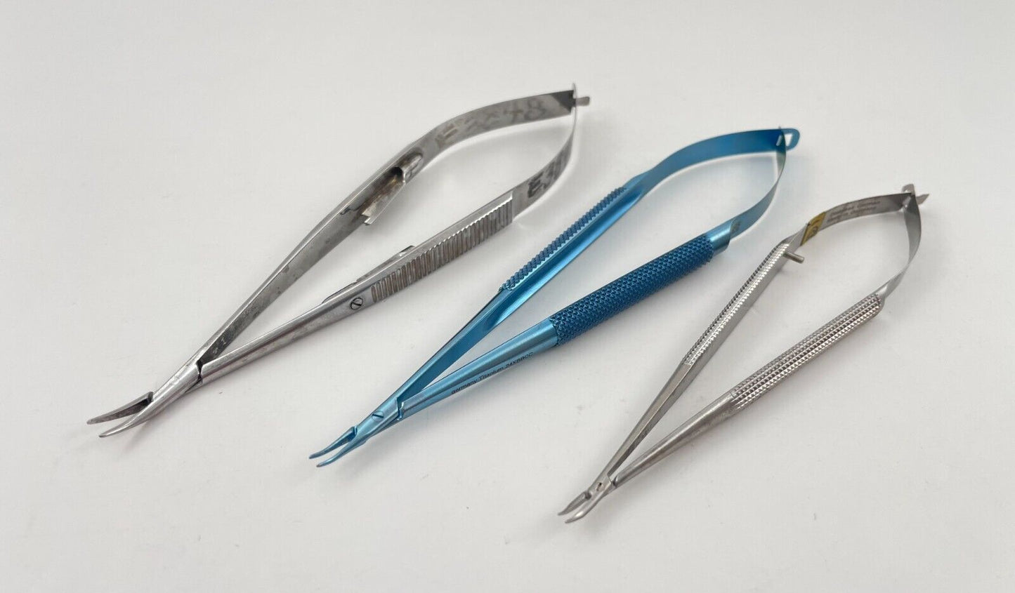 LOT OF 3 Needle Holder: Storz E3848, Mizuho 07-862-02 MA, Micrins MIB-12-7