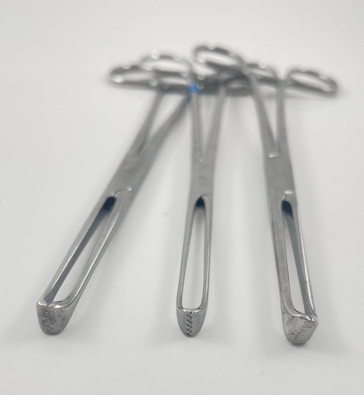 LOT OF 3 Pilling Weck 500316 Allis Tissue Forceps, 5x6 Teeth, 7 1/2"