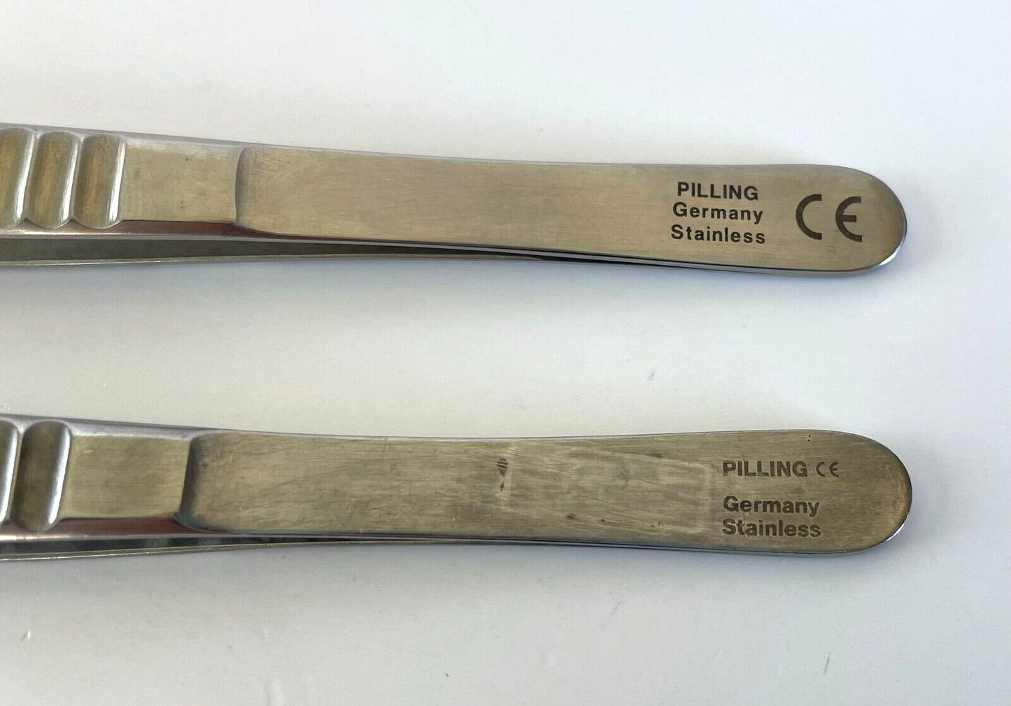 LOT OF 2 Pilling 351802 DeBakey Tissue Forceps with 30 DAY WARRANTY!