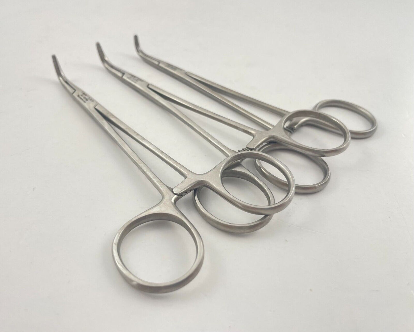 LOT OF 3 V. Mueller SU10496 Mixter Forceps, Right-Angled, Fine, Delicate, 5"