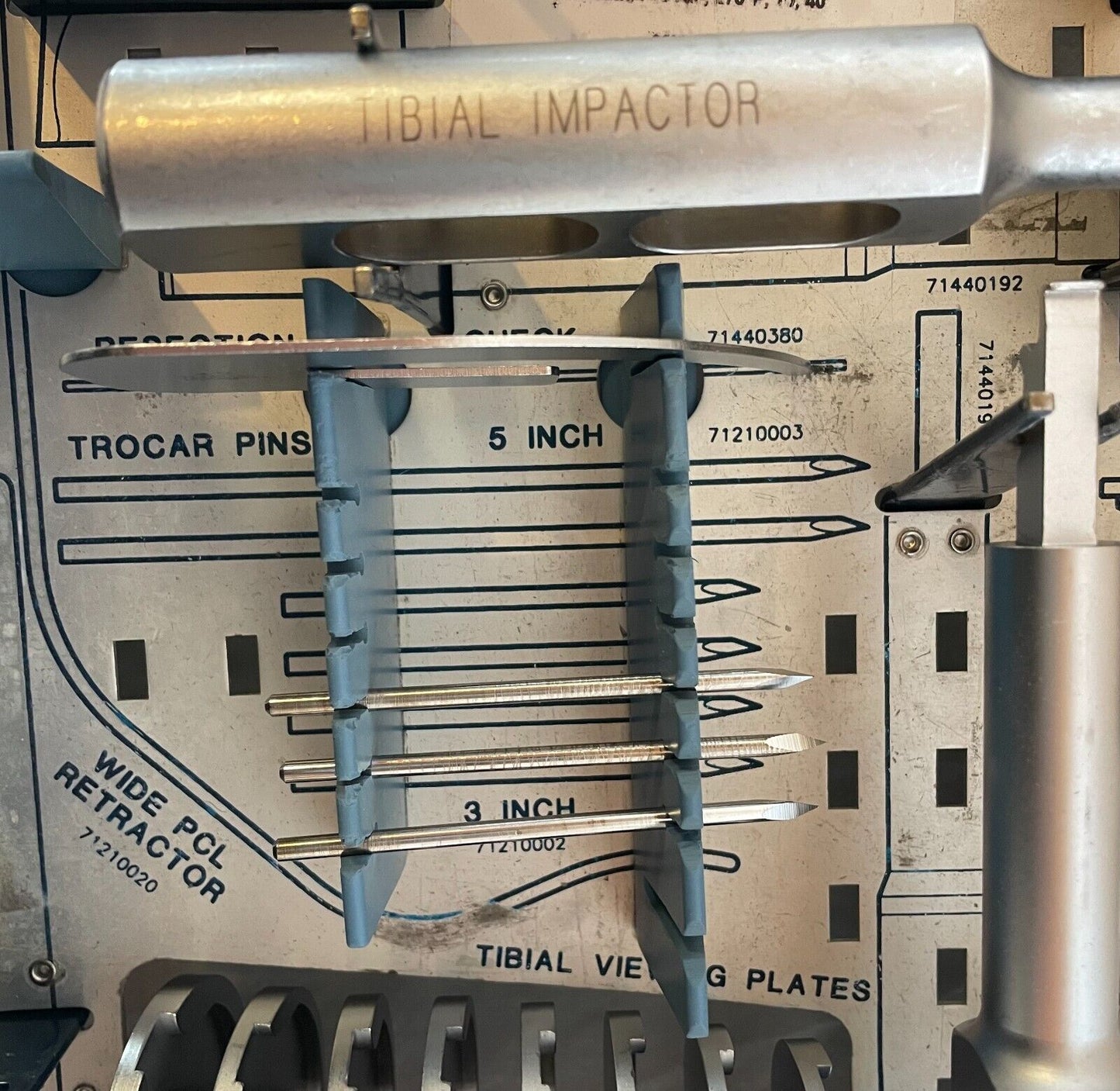 Richards / Smith & Nephew Ortho Knee Tray, Misc Instruments + 30 DAY WARRANTY!