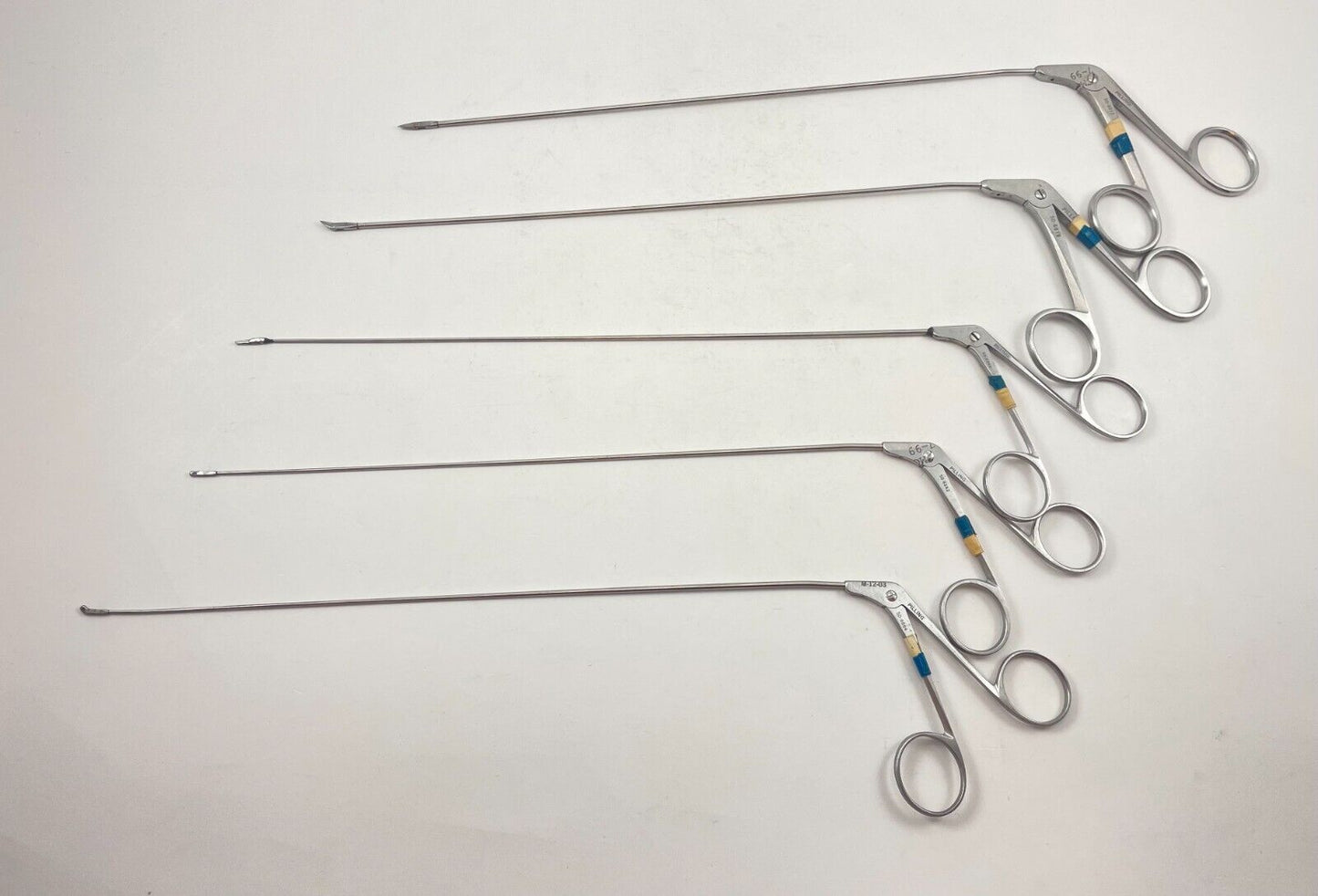 LOT OF 5 Pilling Feder-Ossoff Micro Laryngeal Instruments + 30 DAY WARRANTY!