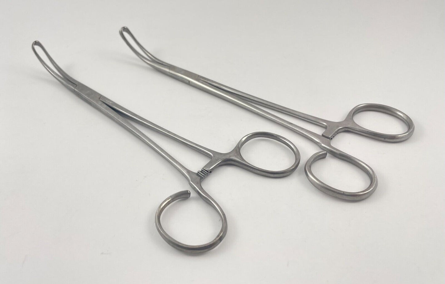 LOT OF 2 V. Mueller MO 1410 White-Lillie Seizing Tonsil Forceps, 7 1/2"