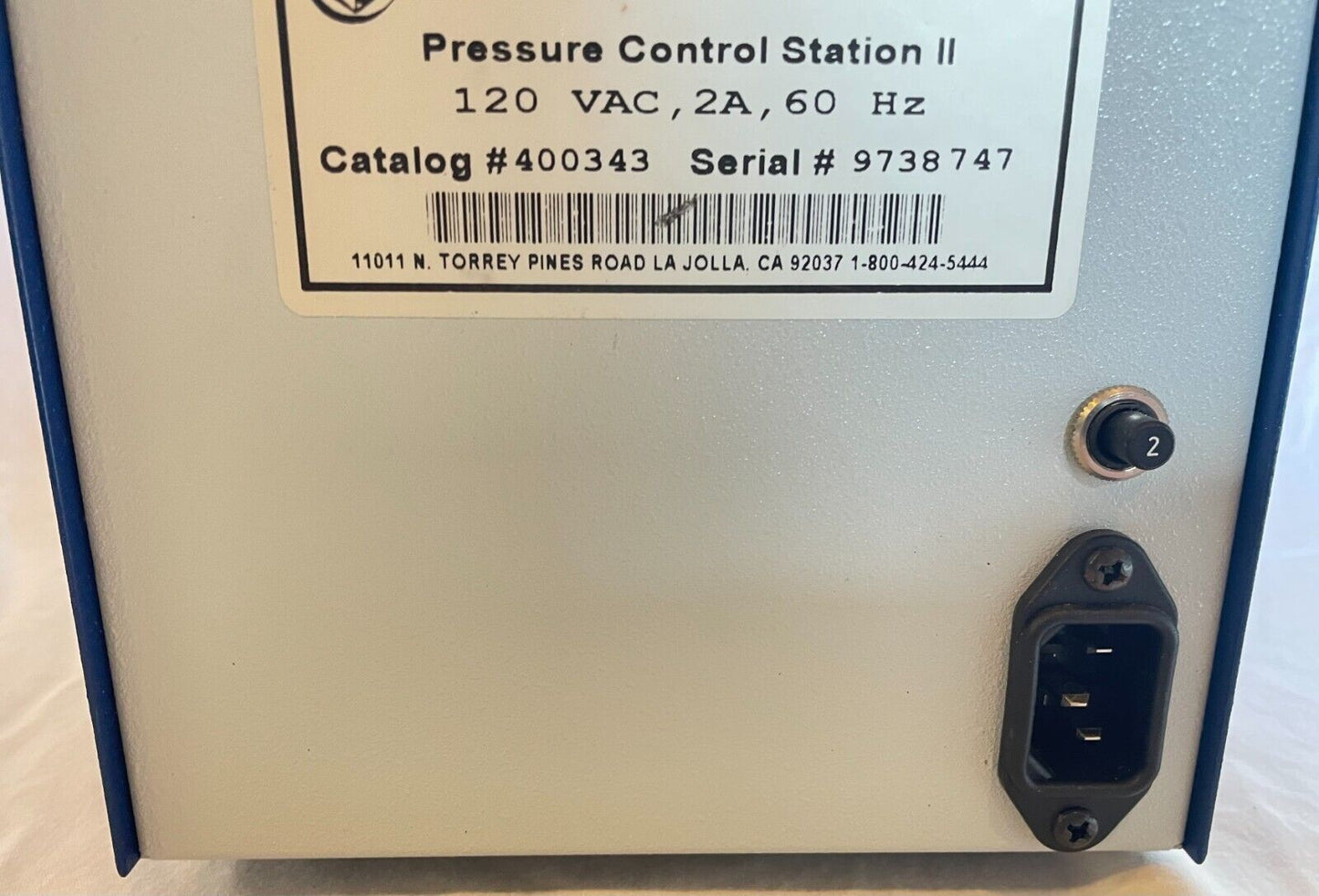 Stratagene 400343 Pressure Control Station + 30 DAY WARRANTY!