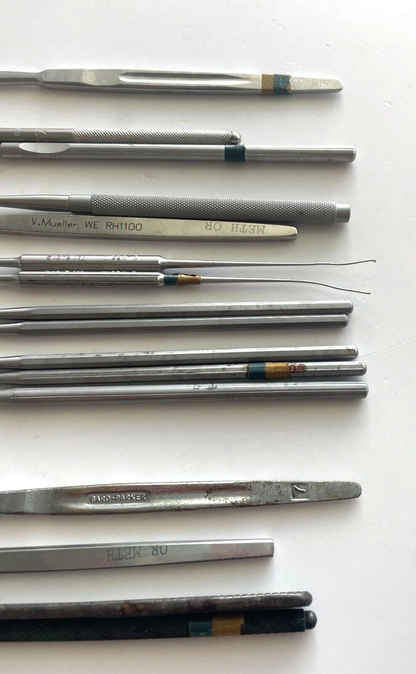 LOT of 19 Surgical Instruments: V. Mueller, Storz, Pilling, Richards, Jarit