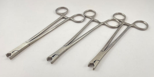 LOT OF 3 Codman 20-1039 Scalp Clip Removal Forceps + 30 DAY WARRANTY!