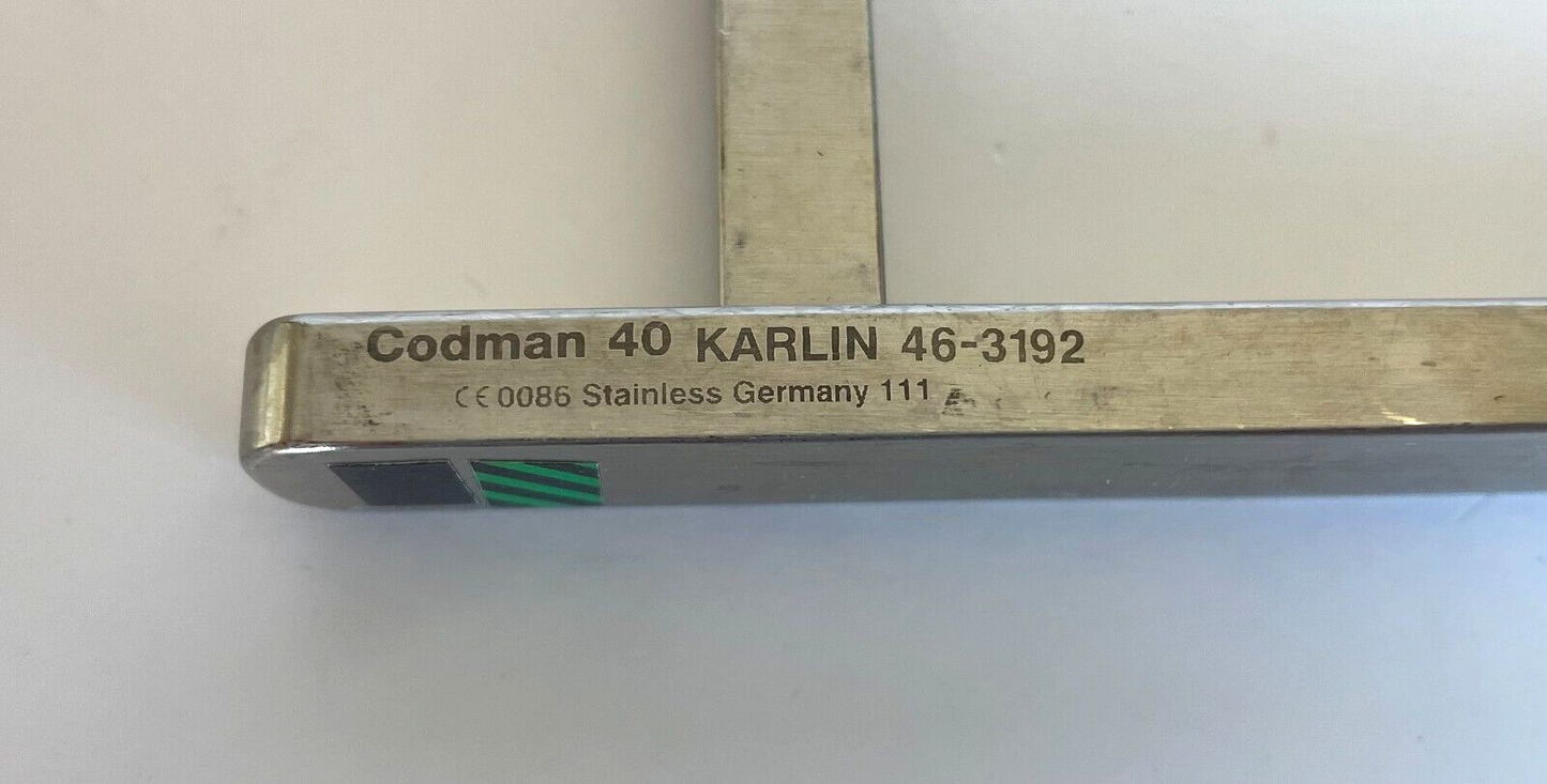 Codman 46-3192 Karlin Crank Frame Spinal Retractor Ratchet  - 30 DAY WARRANTY!