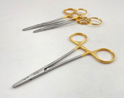 LOT OF 3 V. Mueller OP7513 Vital Halsey Eye Needle Holder, 5" + 30 DAY WARRANTY!