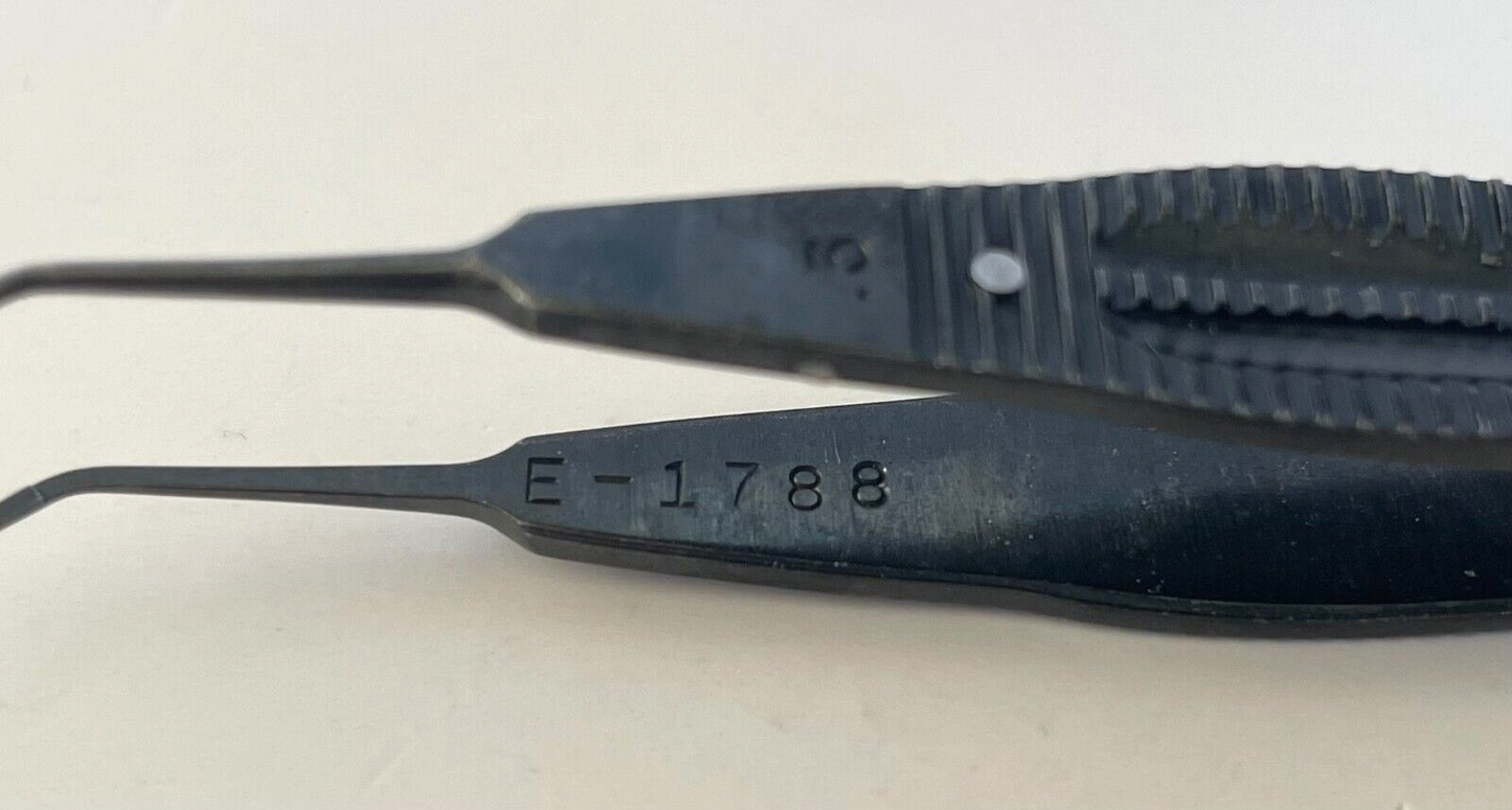 LOT OF 2 Storz Forceps Storz E1788 + E1798 Castroviejo Suturing Forceps