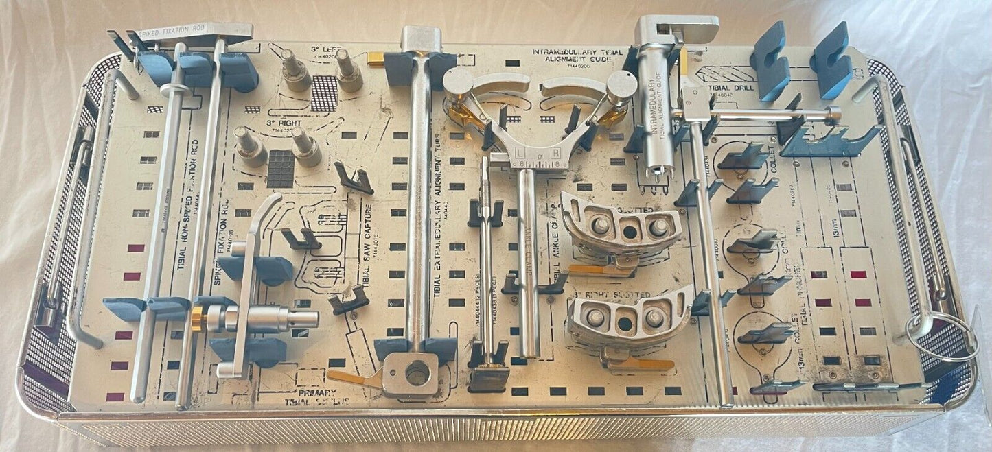 Smith & Nephew 7144-0200 Ortho Knee Tibial Instrument Set + 30 DAY WARRANTY!