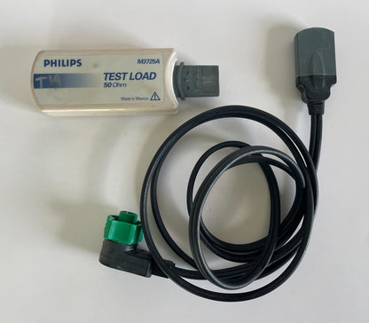 Philips Test Load 50 Ohm M3725A + Cable Pad Cable Plug Connector M3508A