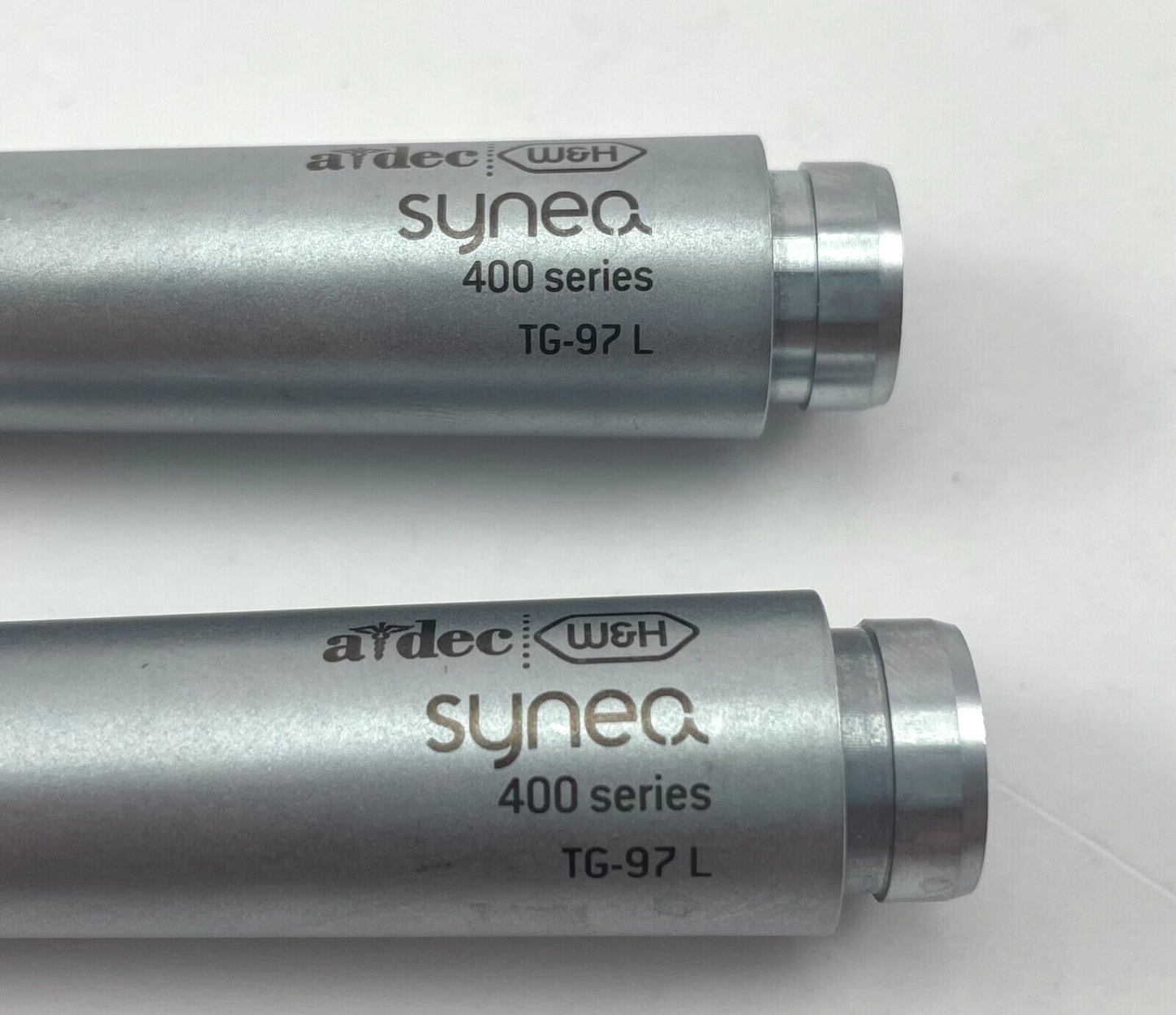 LOT OF 2 W&H Synea 400 Series TG-97 L Handpiece *Needs Repairs*