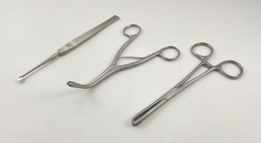 LOT OF 3 ENT Instruments: Pilling 036100, Pilling 514377, V. Mueller SU 3960