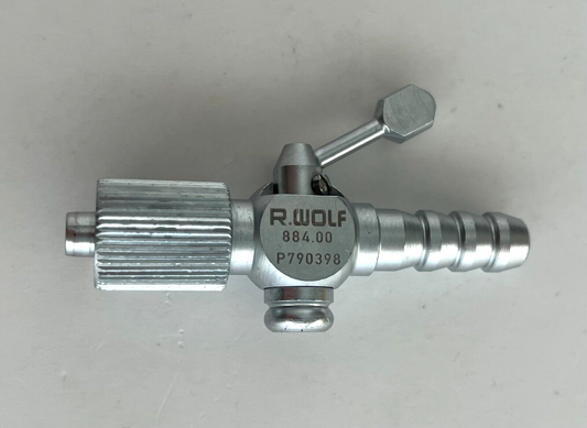 R. Wolf 884.00 Stopcock Valve w/ Luer Lock + 30 DAY WARRANTY!