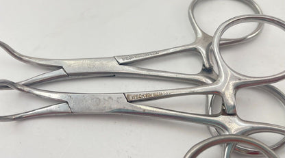 LOT OF 9 Backhaus Towel Forceps: Weck (2) & Unbranded (7) + 30 DAY WARRANTY!