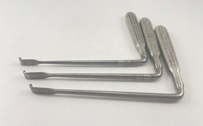 LOT OF 3 Scoville Nerve Root Retractor, V. Mueller NL5810 (2), etc.