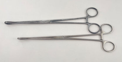 LOT OF 5 Sponge Forceps: Pilling 121410, 121417, etc. + 30 DAY WARRANTY