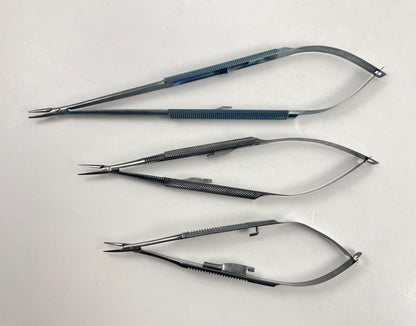 LOT OF 3 Needle Holders: Wexler NL 0712.23, Scanlan 6006-50, Pilling 424110