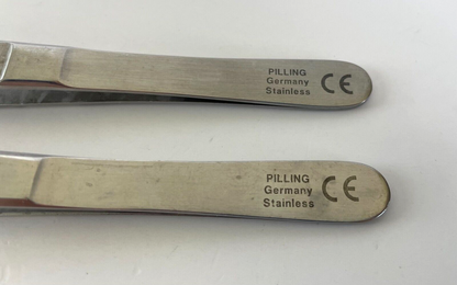 LOT OF 2 Pilling 351803 DeBakey Tissue Forceps