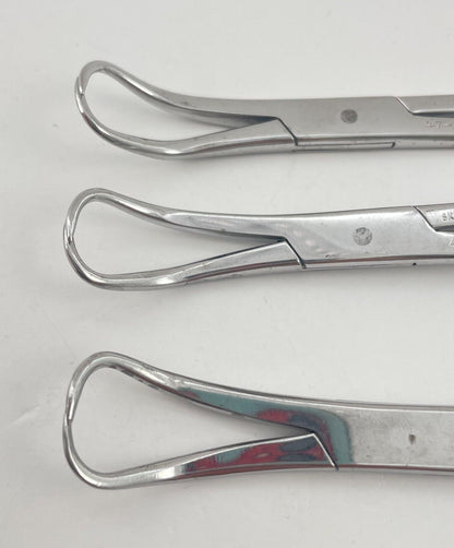 LOT OF 11 Backhaus Towel Forceps: Pilling, Sklar, V. Mueller, Miltex, Weck