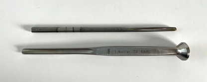 LOT of 2 Mastoid Gouge: Storz N1732-4 & V. Mueller AU6480