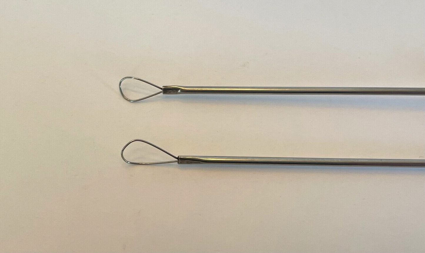 LOT OF 2 V. Mueller AU-5611 Billeau Loop 7" Ear Curette, V. Mueller AU-5612