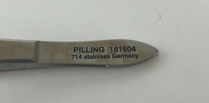 Pilling 181604 Iris Dressing Forceps, 3 3/4" + 30 DAY WARRANTY!