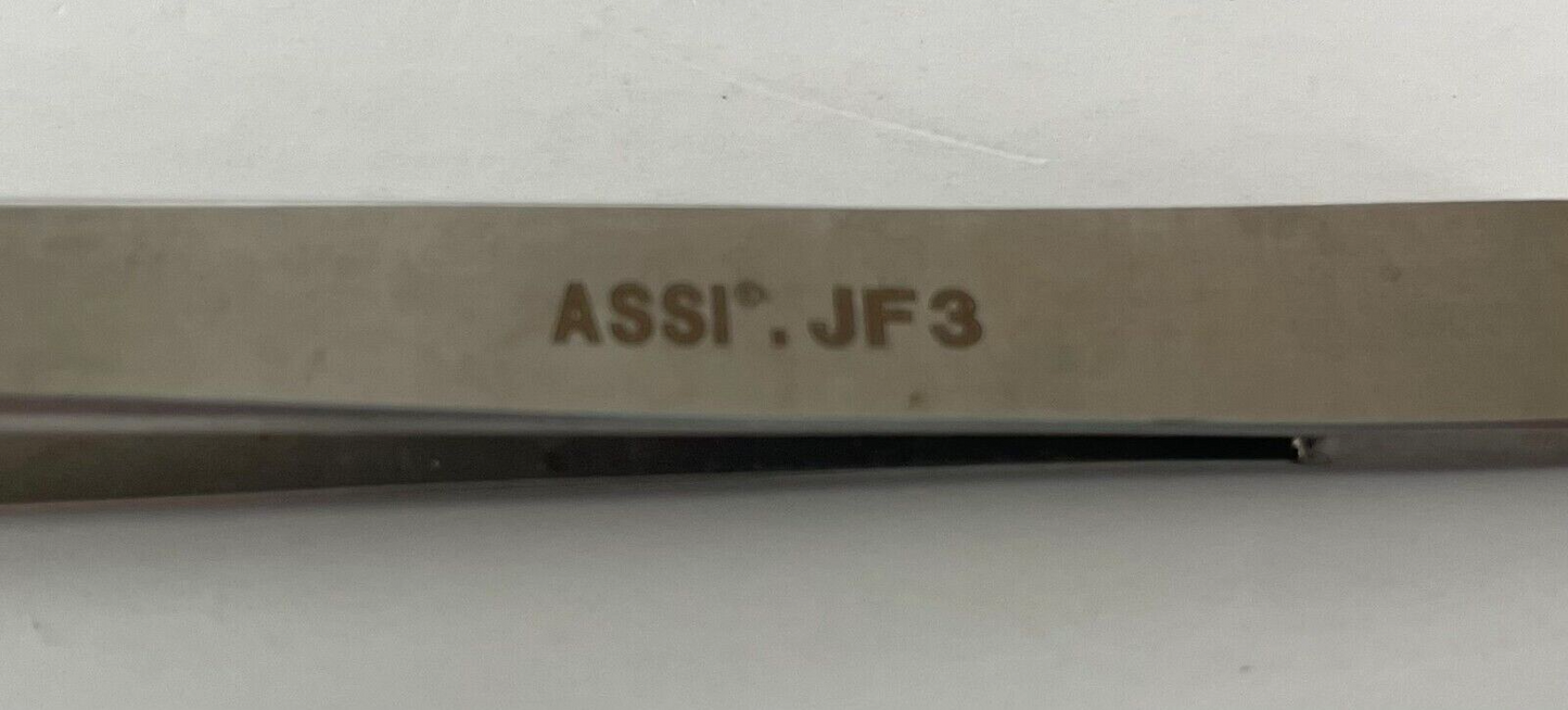 ASSI JF-3 Micro Forceps, Straight, 0.3mm Tip, 4.25"