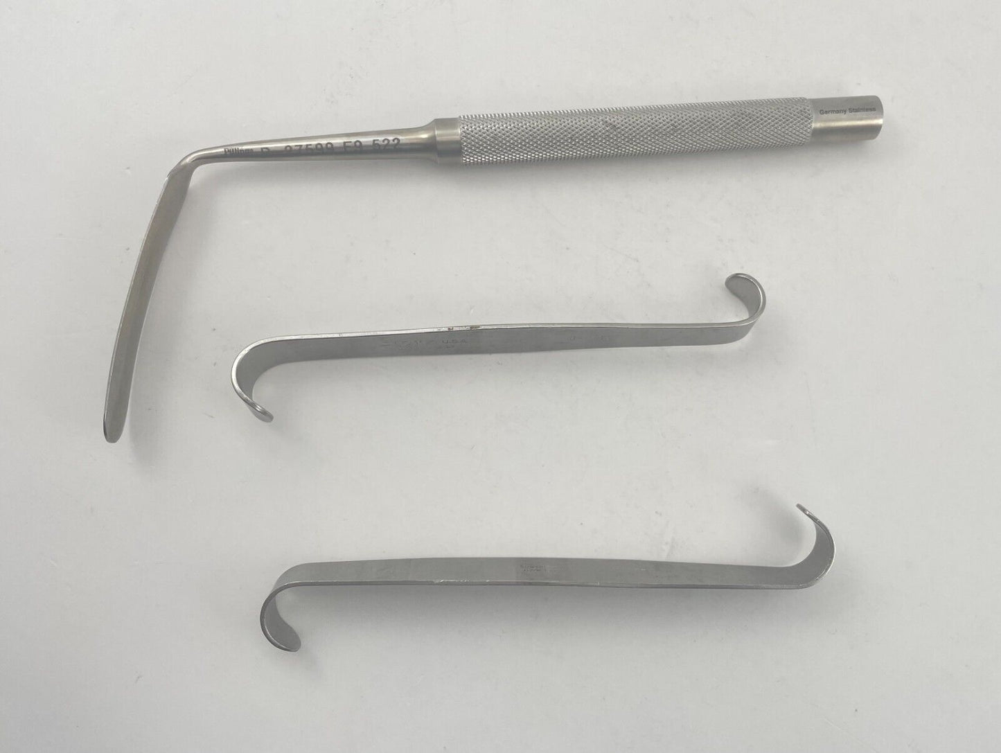 LOT OF 3 Retractor: Pilling P-27599, Storz N-4830, Padgett Miltex P-4807